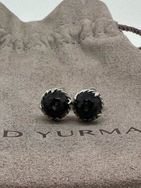 David Yurman Chatelaine Earrings Black Orchid